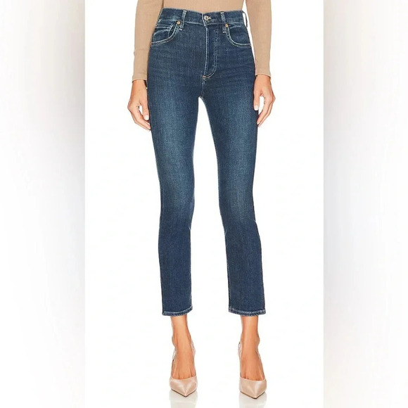 Citizens Of Humanity Denim - Citizens Of Humanity Jolene High Rise Vintage Slim Jeans Undercurrent Denim
